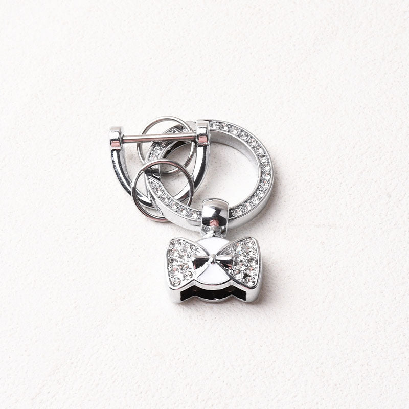 Wholesale Diamond DIY semi-finished keychain