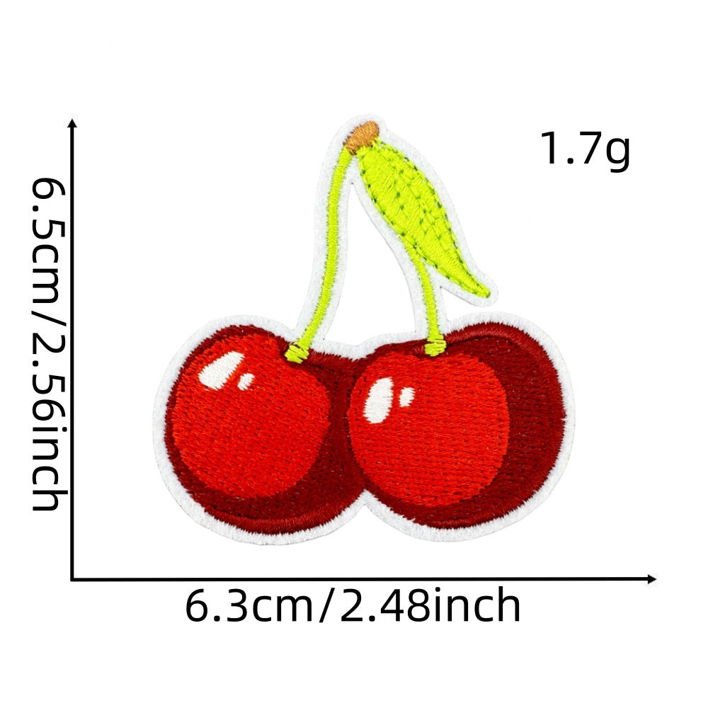 Wholesale Cartoon Red Cherry Series DIY Patches