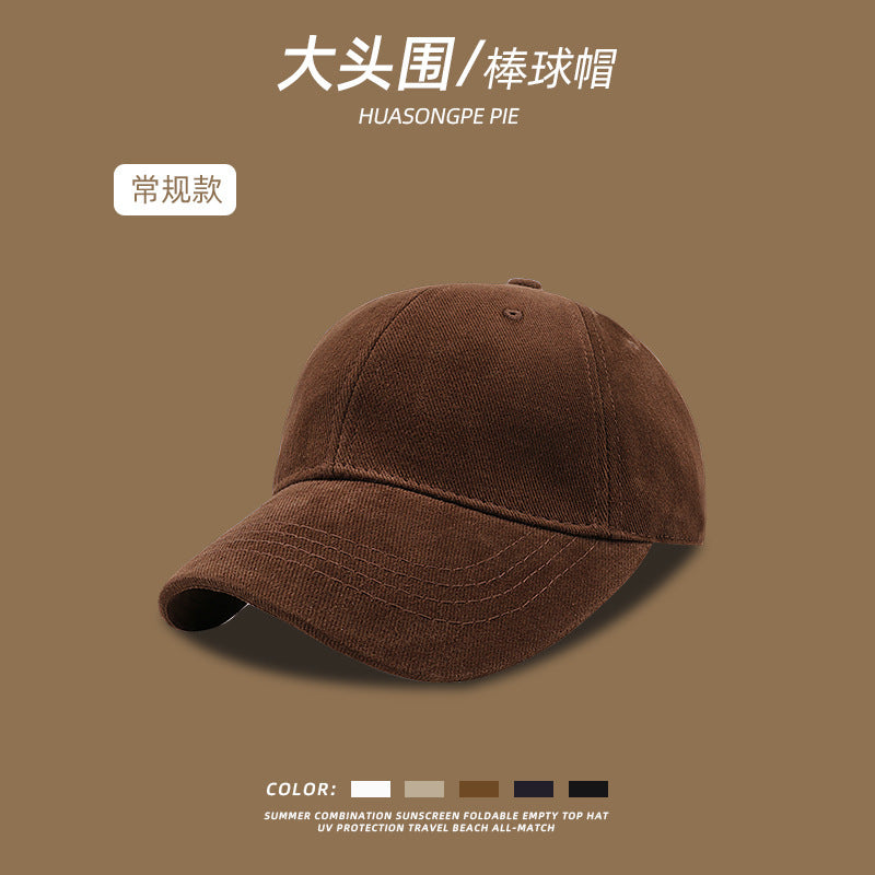 Wholesale Plain Large Head Pure Cotton Baseball