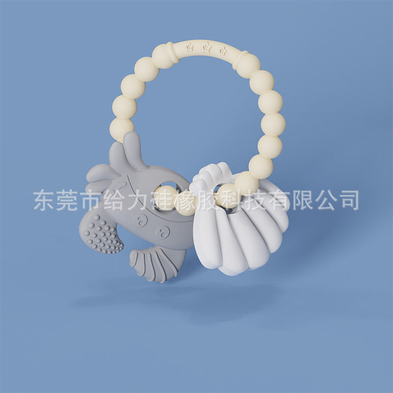 Wholesale Baby Silicone Bracelet Crab Shape Teether