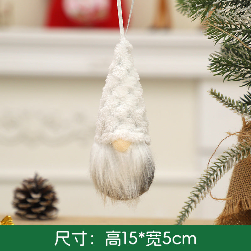 Wholesale Christmas Decoration Creative Knitted Small Doll Decoration