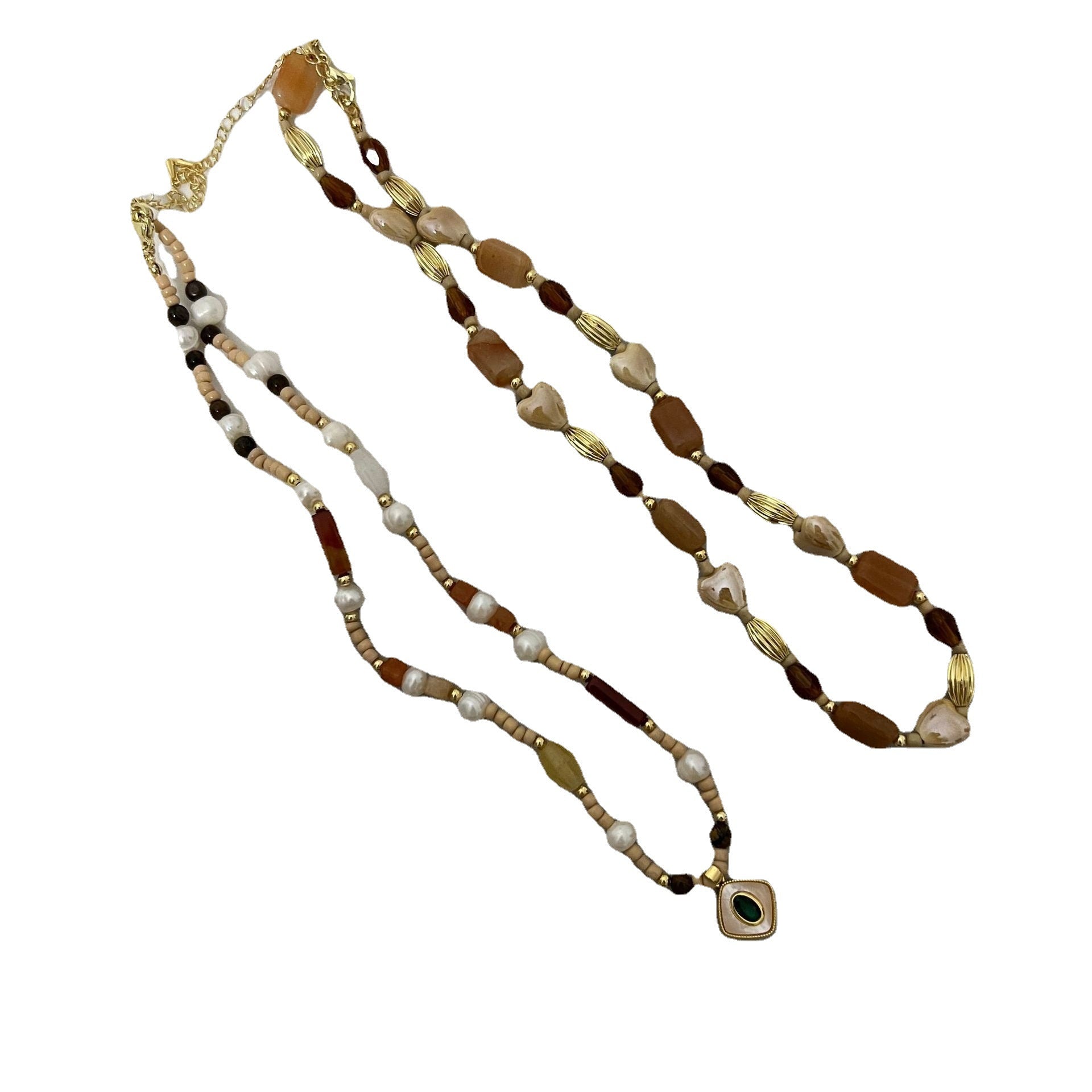 Collares de perlas de apilamiento de cuentas al por mayor