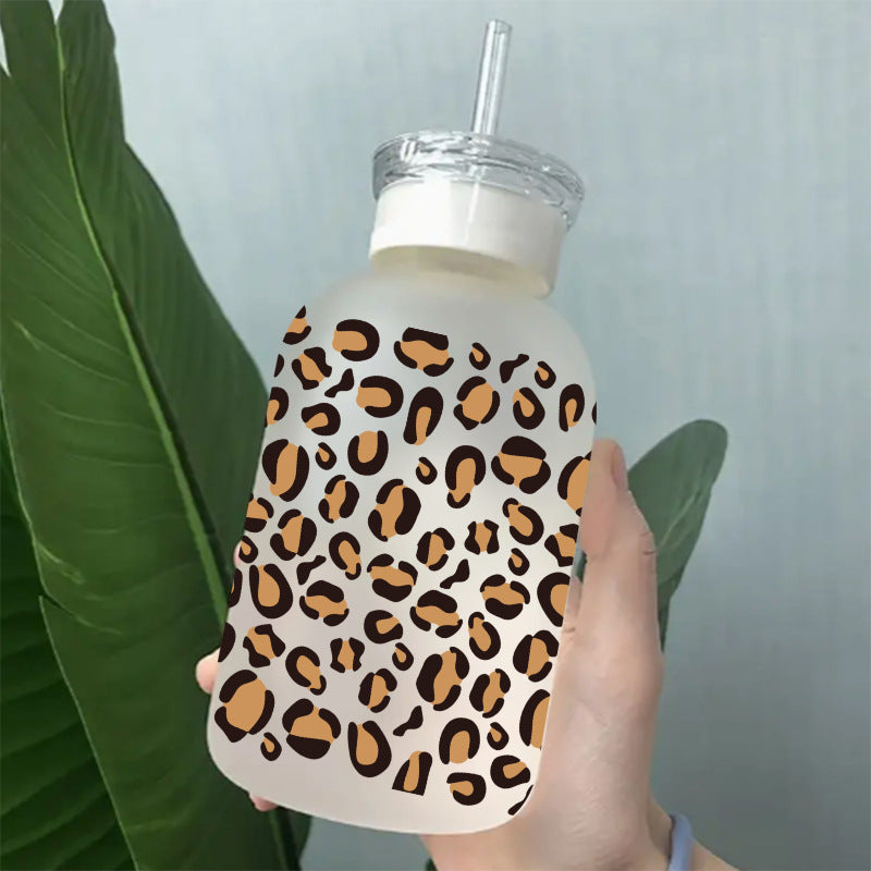 Wholesale New Cartoon printing heat transfer Cup sticking crystal logo pattern 23 cmX11cm in stock