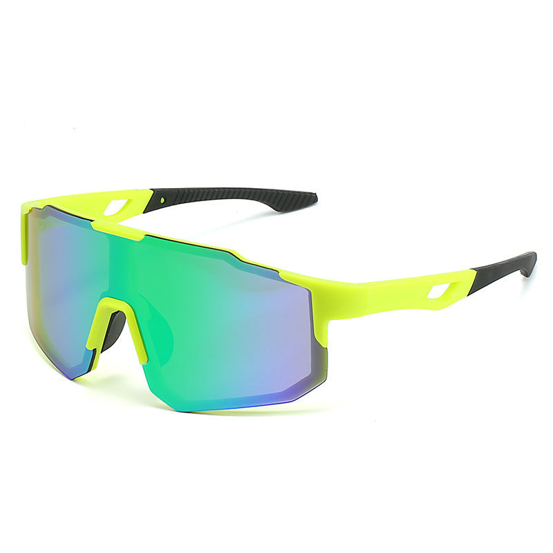 Wholesale Outdoor Sports Sunglasses 9337 Large-frame Integrated Riding Windshield Glasses Fishing Driving Sunglasses
