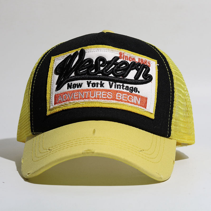 Capilla de béisbol de bordado de algodón al algodón al por mayor