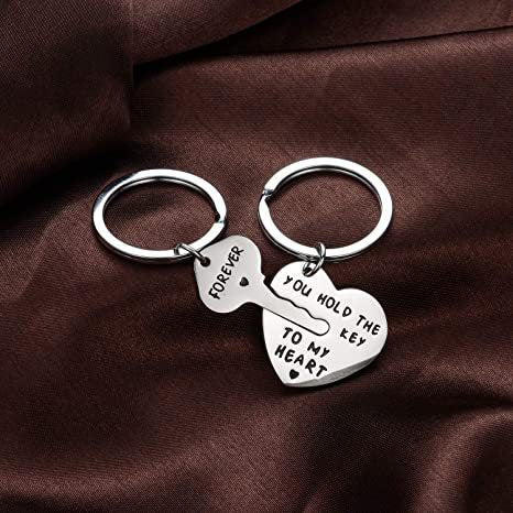 Wholesale 5pcs You Hold The Key To . .   Stainless Steel Lettering Keychain