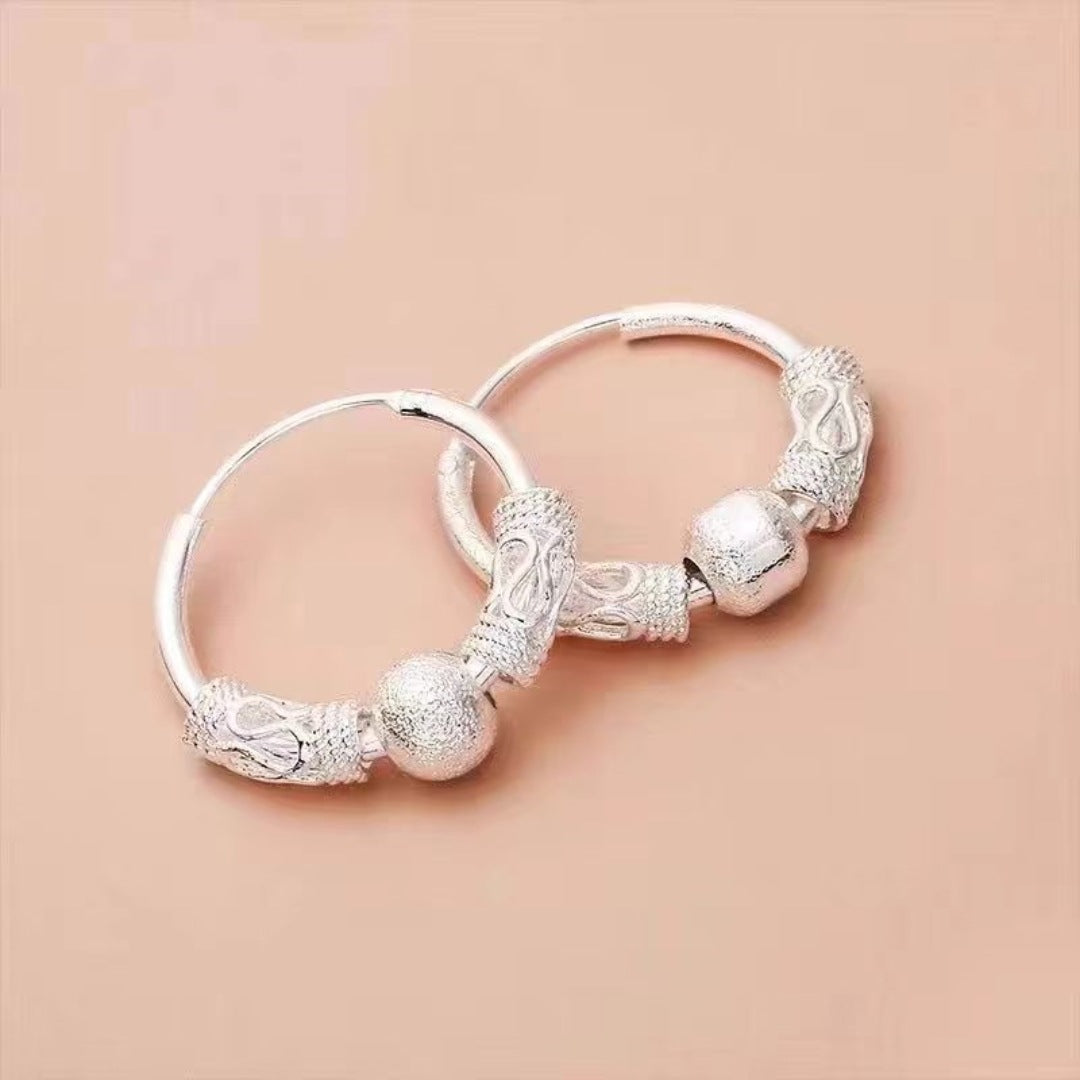 Wholesale Rotatable Earrings Feminine Niche Design Fortune Transfer Simple Earrings