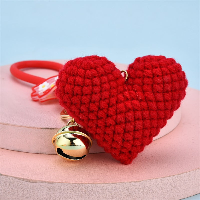 Llavero de hilo de corazón al por mayor