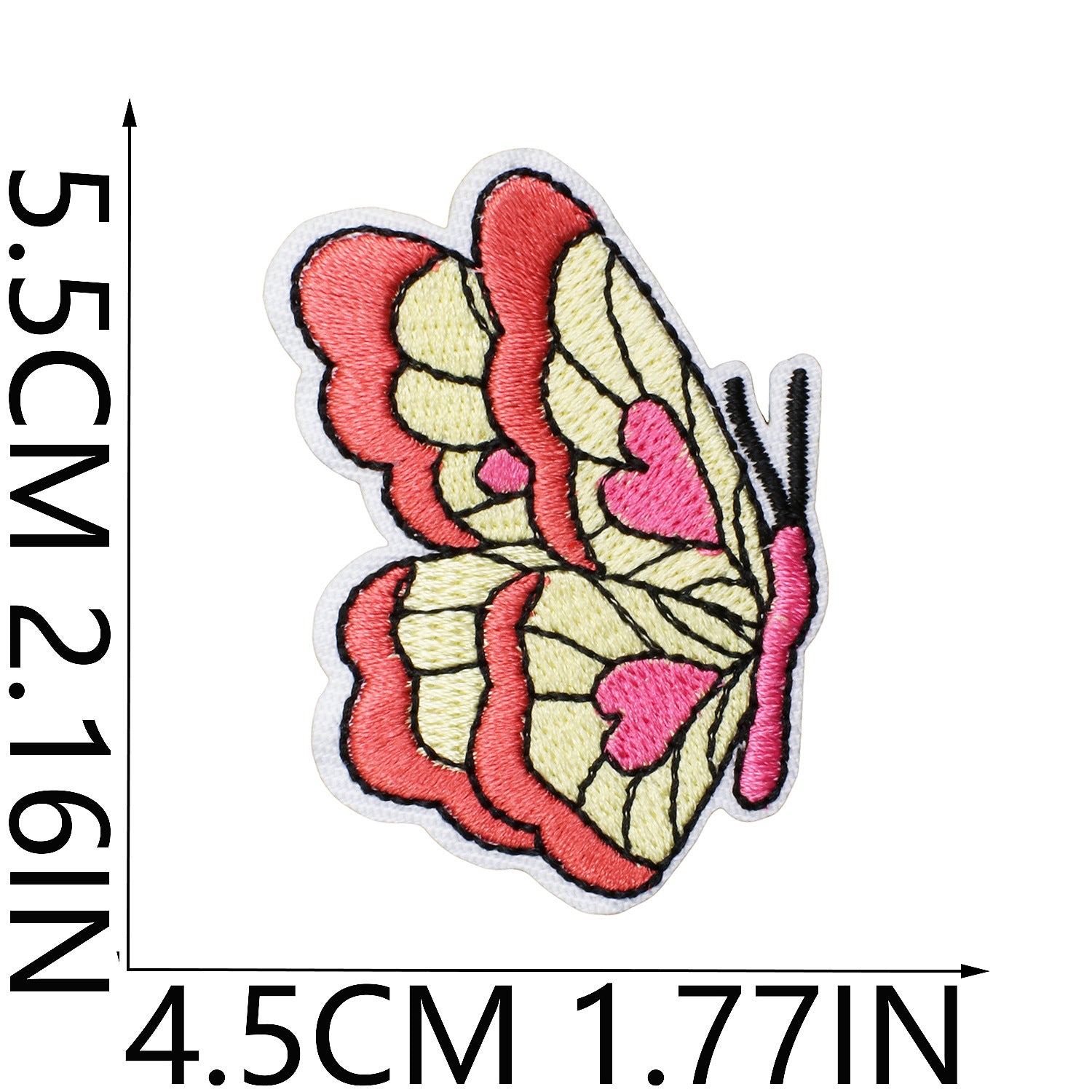 Wholesale Flower Butterfly Car Embroidery DIY Patches