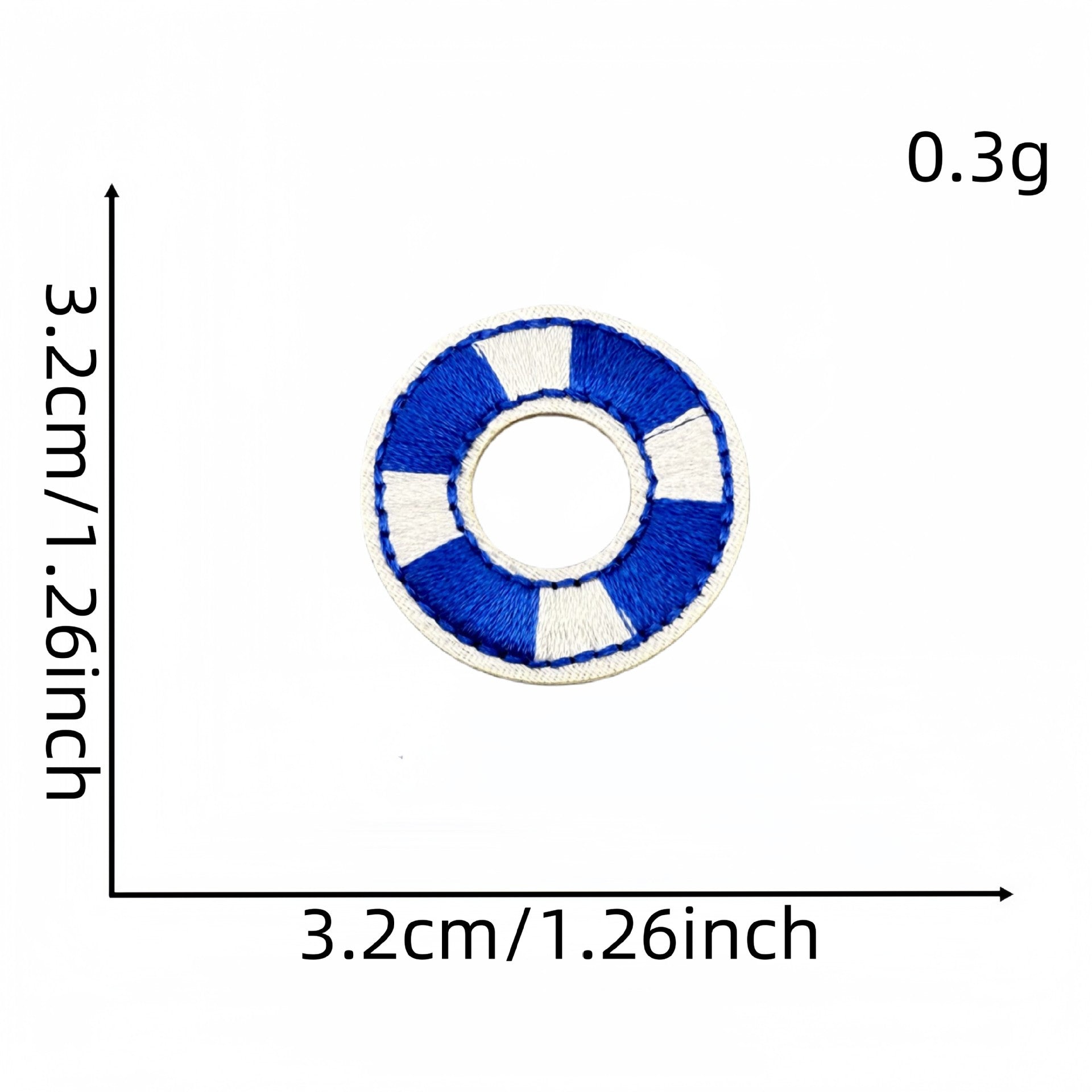 Wholesale Modern Cartoon Ocean Life Embroidered Patch Iron On Applique For Shoes Hats Fashion DIY Accessory