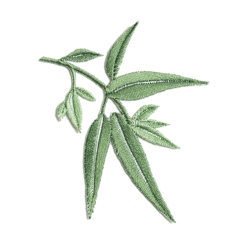 Wholesale 10pcs Bamboo embroidery patch