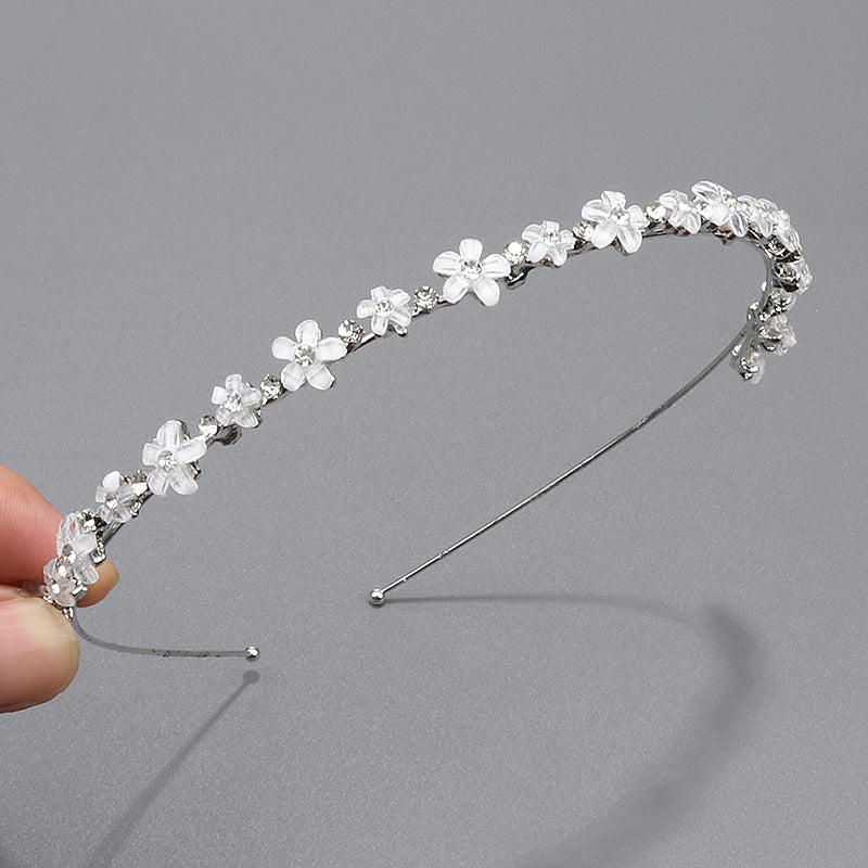 Wholesale Korean style high-end niche leaf flower headband