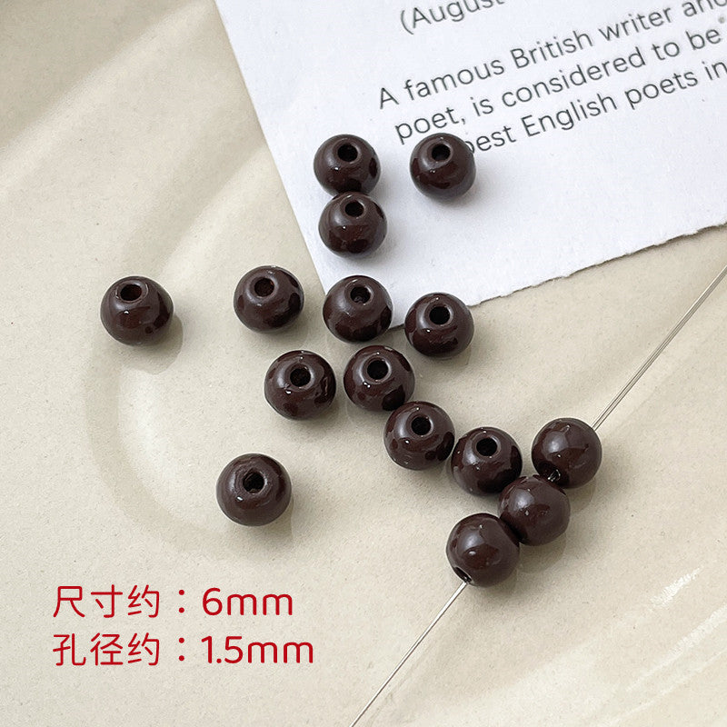 Wholesale 10pcs Dopamine Christmas Series Colorful Love Gift Box Beads