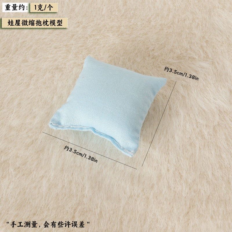 Wholesale Miniature Pillow Sofa Pillow Living Room Model Doll Accessories