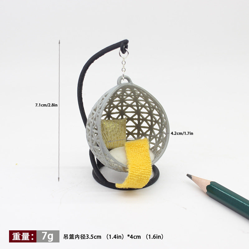 Wholesale Miniature Furniture Swing Chair Doll Accessories