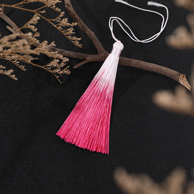 Wholesale 10pcs 10CM Gradient Tassel Ear Pendant Accessories