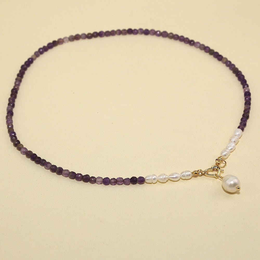 Wholesale Natural Stone Freshwater Pearl Necklace