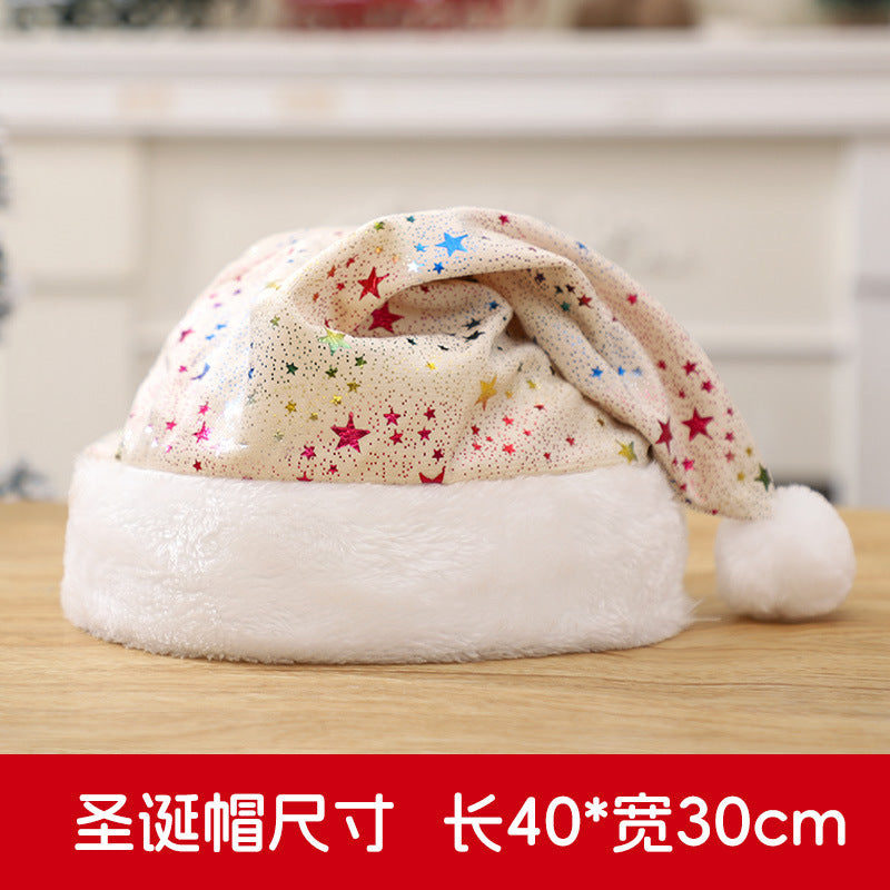 Wholesale Christmas hat with colorful stars