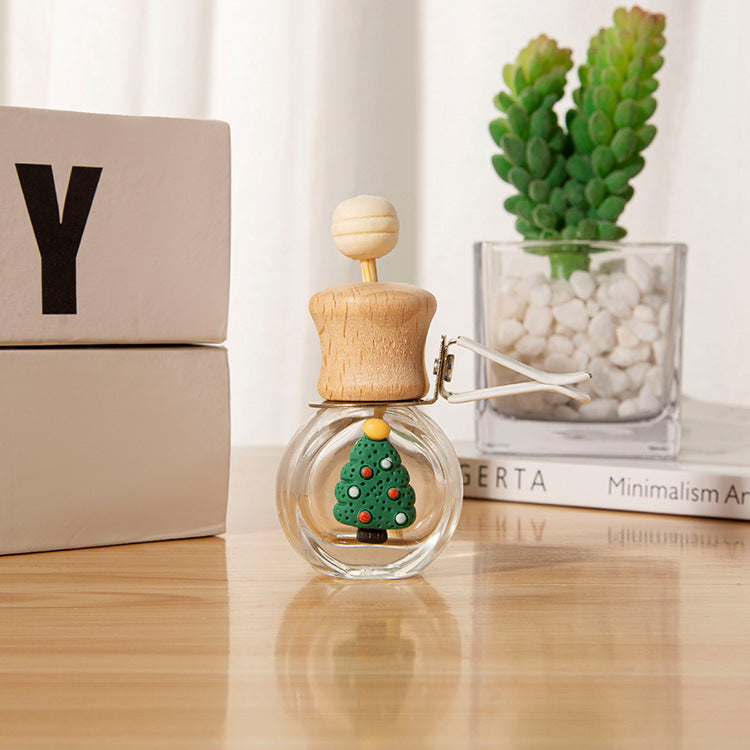 Wholesale Christmas Air Vent Perfume Bottle Car Pendant