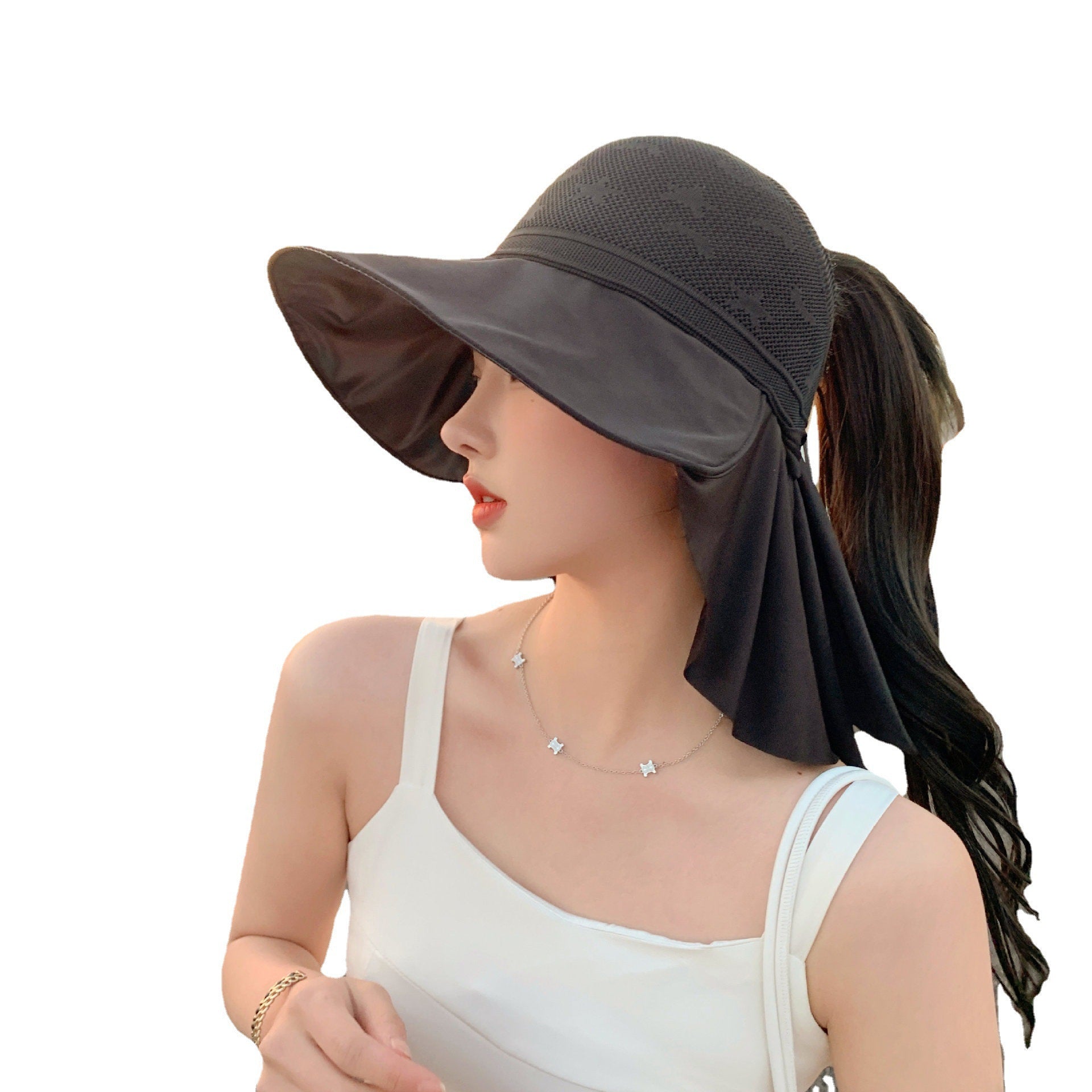 Sombrero de protector solar de verano de verano al por mayor Big Brim sombrero vacío