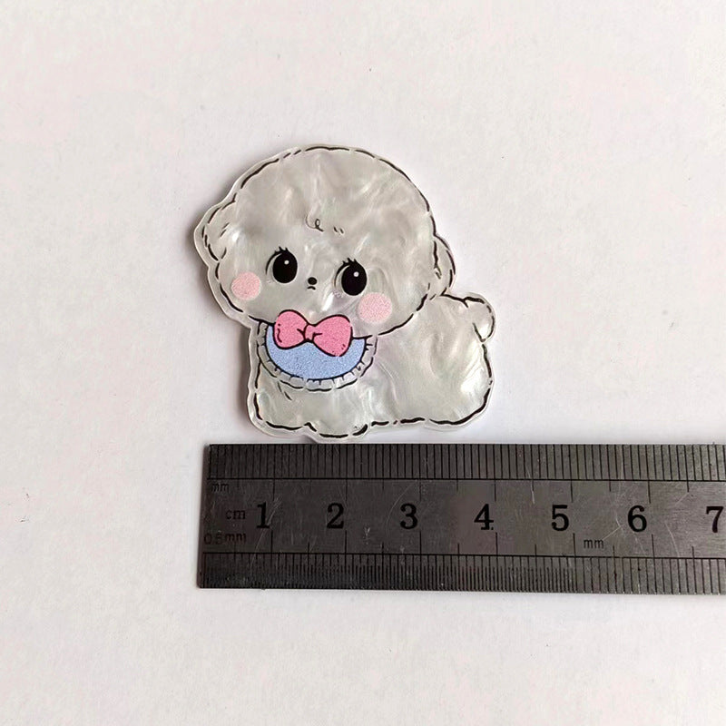 Wholesale 10pcs Cute cats and dogs Acrylic Flatback