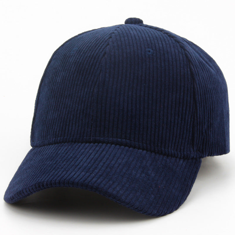 Wholesale Autumn and Winter Corduroy Stick Solid Color Retro Casual Warm Hat