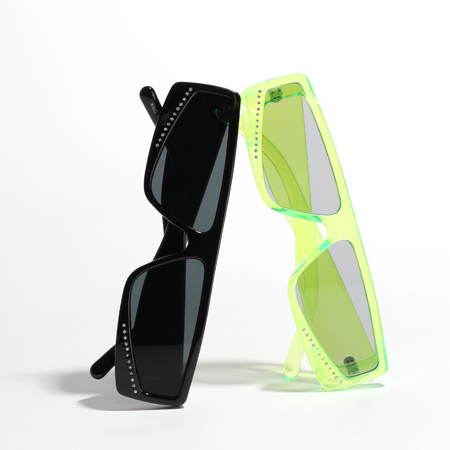 Wholesale Square Y2K Futuristic Big Frame PC Sunglasses