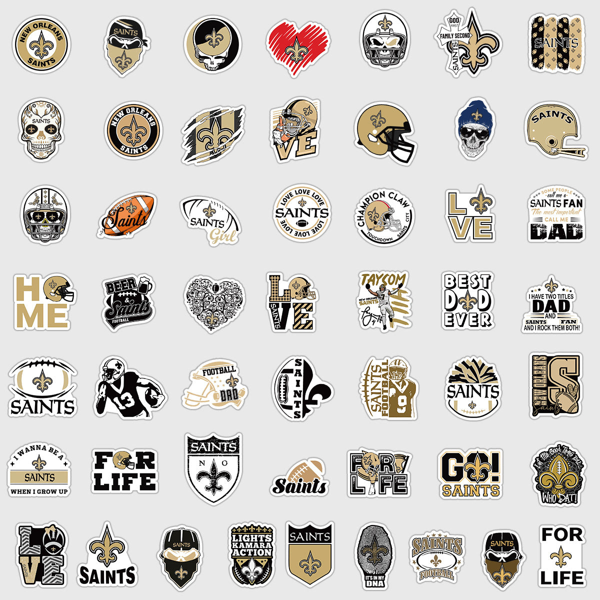 Wholesale 50pcs/pack football team graffiti stickers