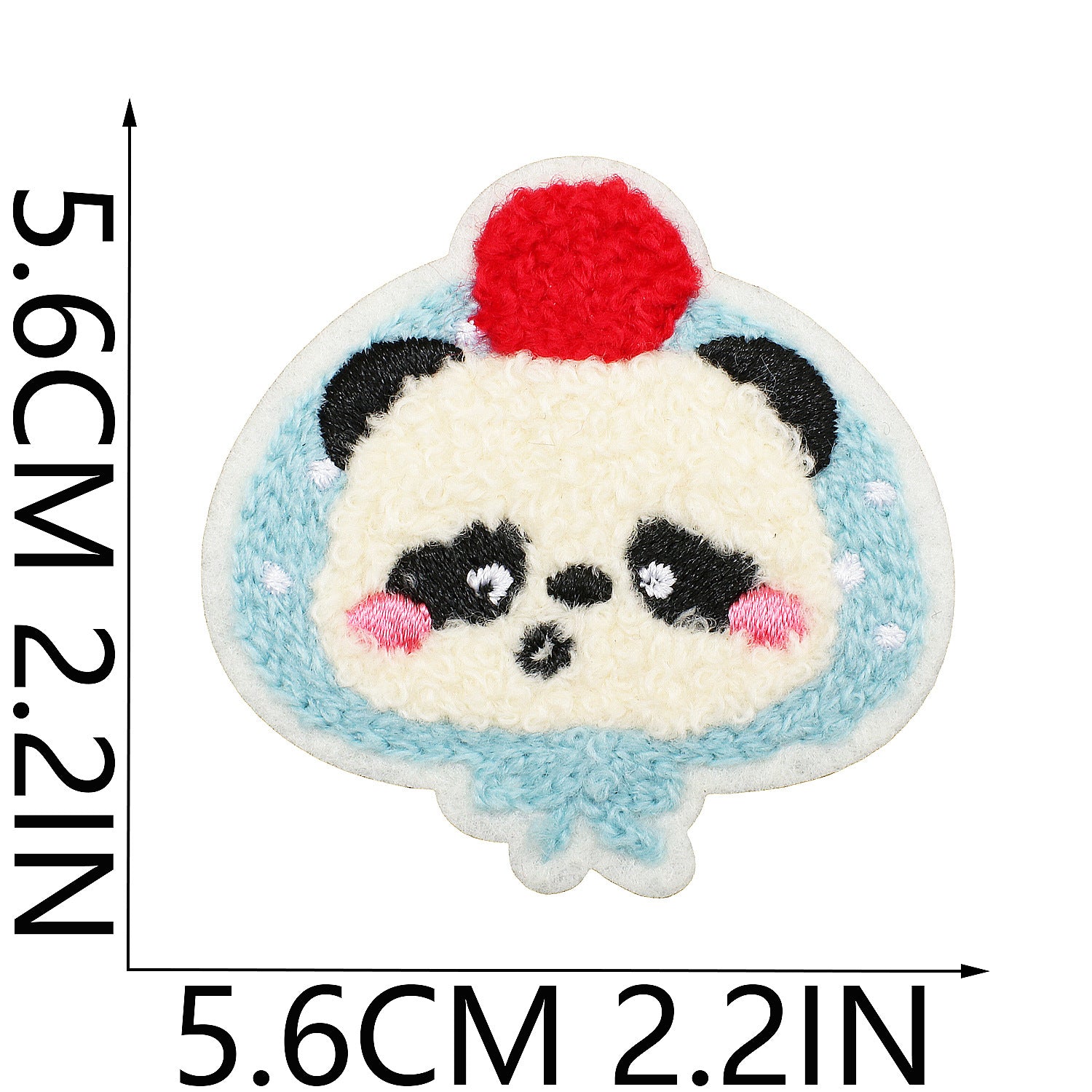 Wholesale Cute Panda Embroidery Patch For Clothing And Bag Decoration DIY Craft Supply Trendy Fashion Accessory For Resale