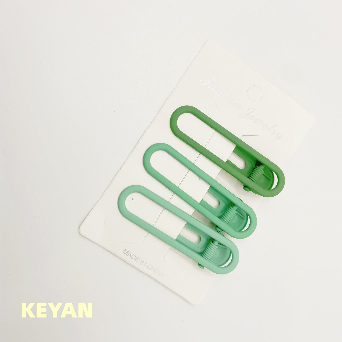 Wholesale Hollow Cute Frosted Candy Color Duckbill Clip