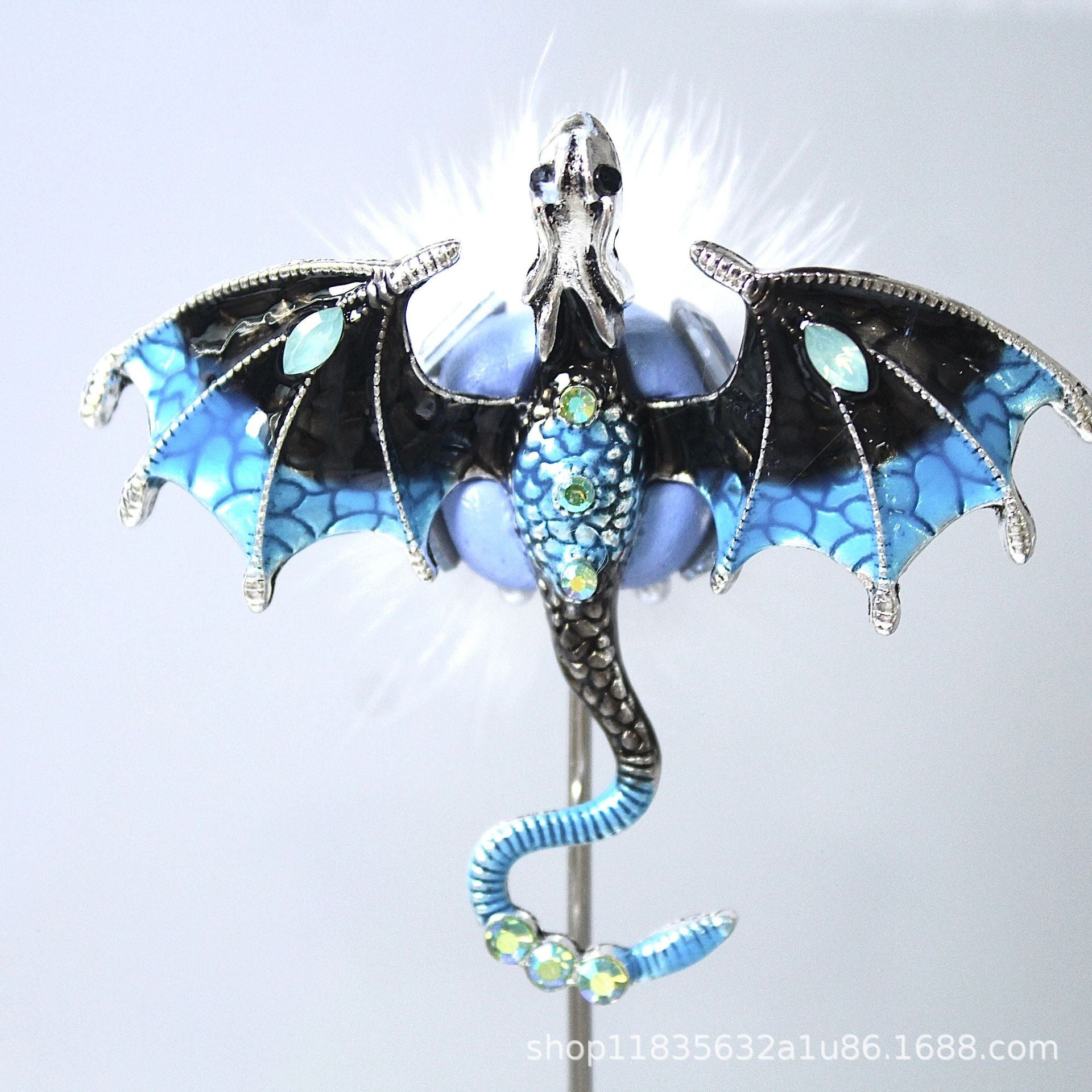 Wholesale Dragon Soft Clay Diamond Animal Accessories Beads