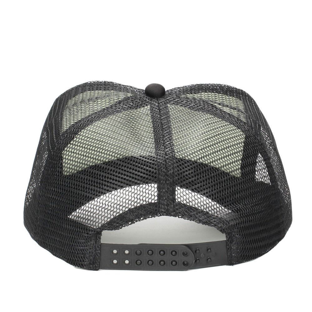 Cape de béisbol de mariposa de malla de poliéster de algodón al por mayor de algodón