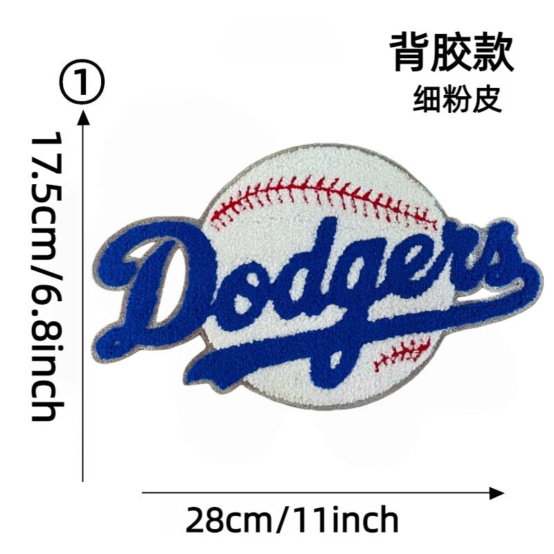 Wholesale Team sequin sports embroidery DIY Patches