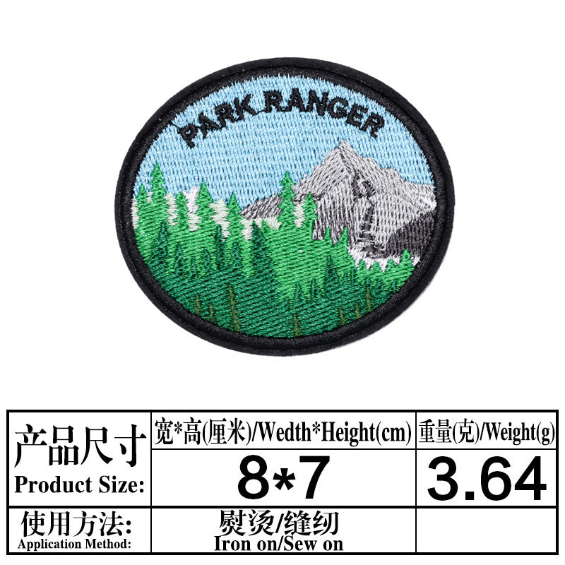 Wholesale Chic Embroidered Cloth Patches For Clothing Repair Decorative Applique Badges DIY Sewing Craft Supply Gift
