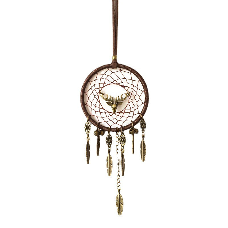 Wholesale Handmade Dreamcatcher Feather Car Accessories