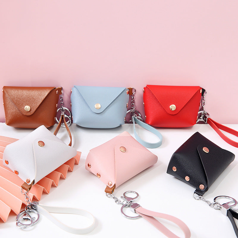 Wholesale Pu Leather Bracelet Mini Storage Keychain