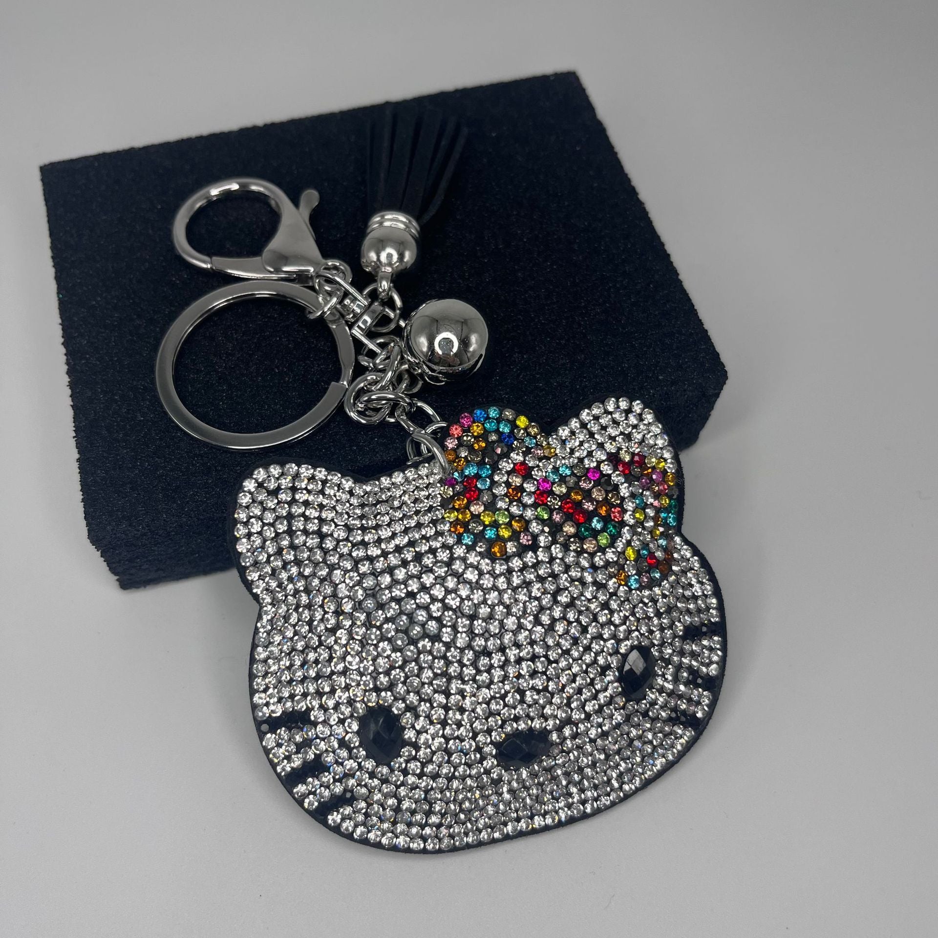 Wholesale Rhinestone Creative Anime Cartoon Studded Hot-Fix Rhinestone Keychain