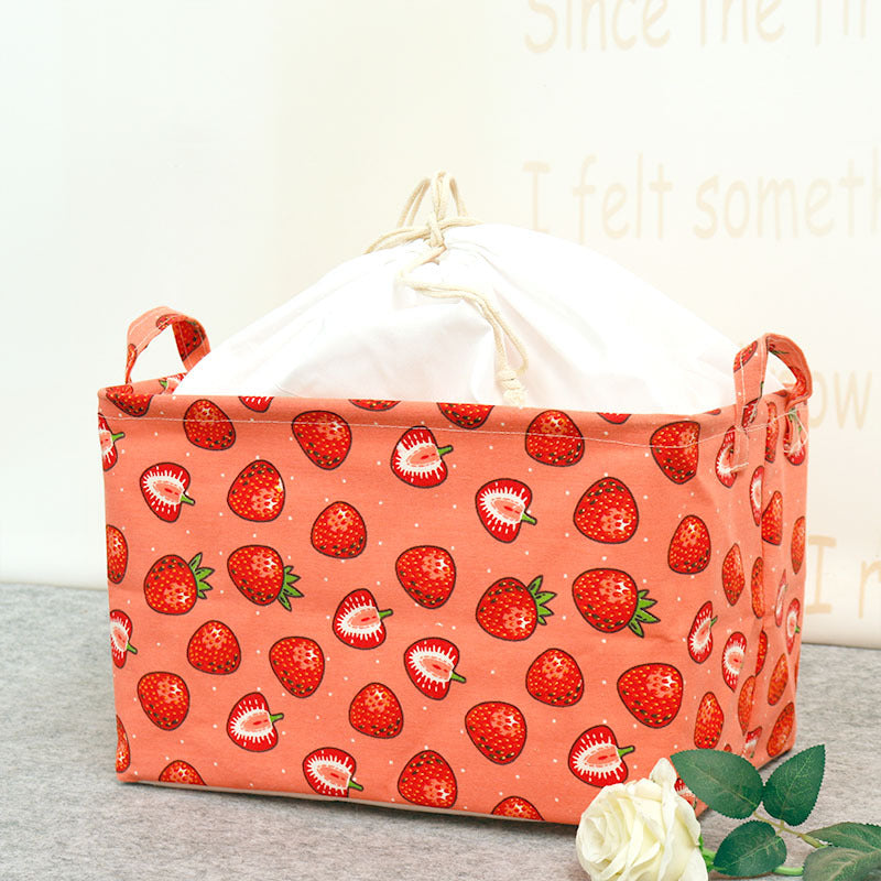 Wholesale Bundled Canvas Toy Storage Baskets