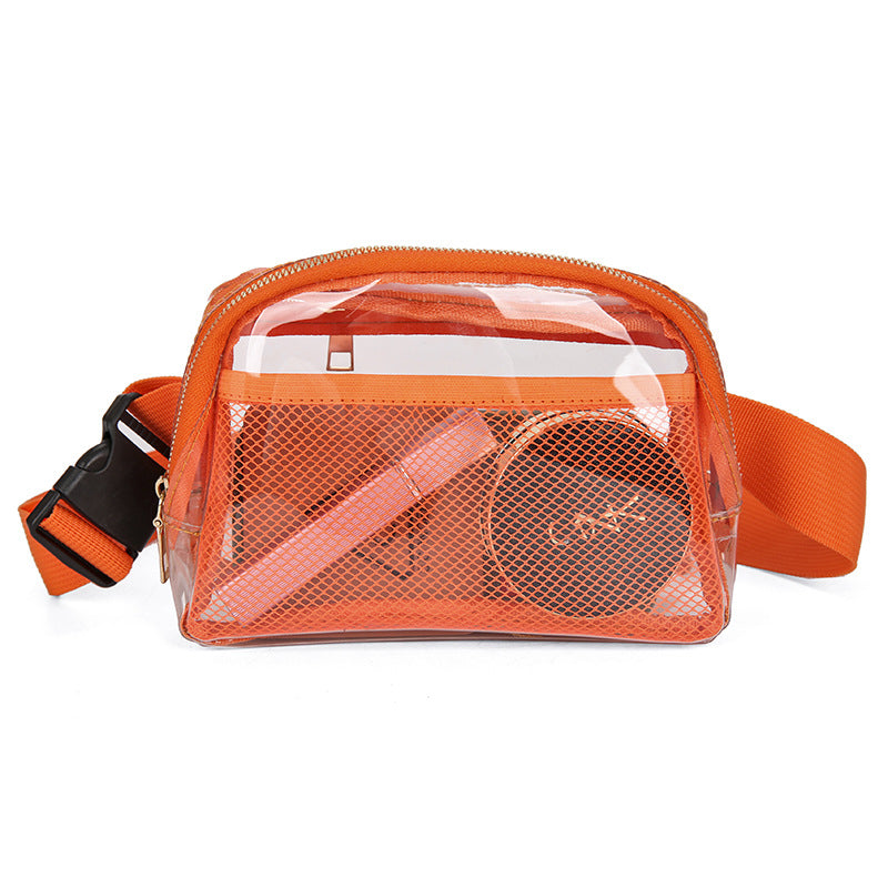 Wholesale Transparent Small Shoulder Chest Bag Crossbody Bag