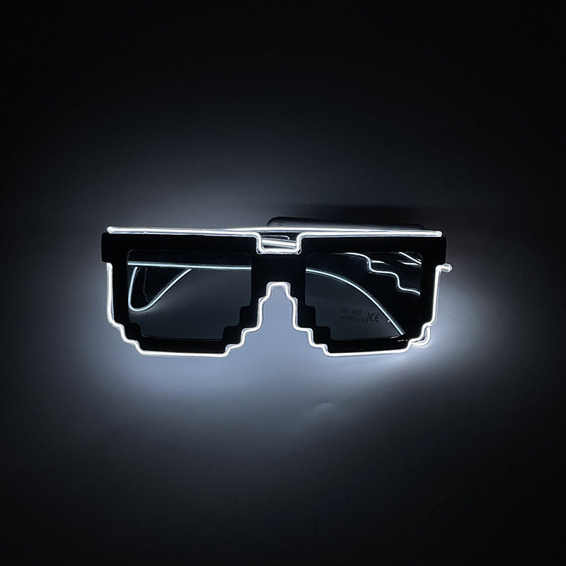 Wholesale Bar nightclub wireless luminous glasses sunglasses party LED disco atmosphere props