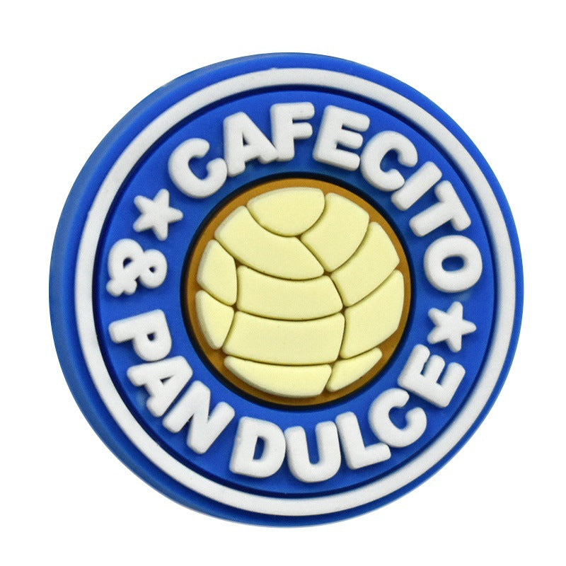 Wholesale  Random 100pcs/pack  Cute Cartoon Soft Rubber Double-Sided Beads