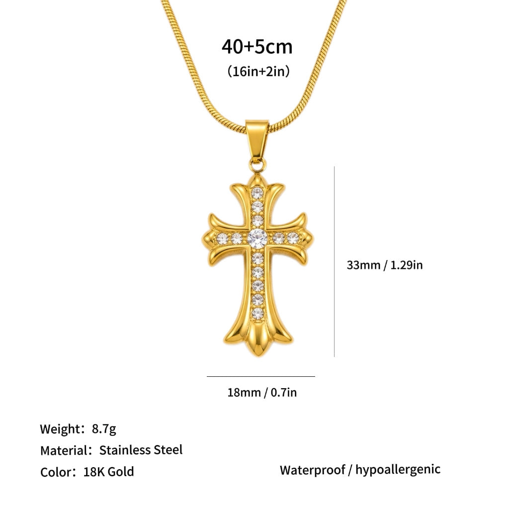 Wholesale Sun Starfish and Other Pendants Titanium Steel Necklace