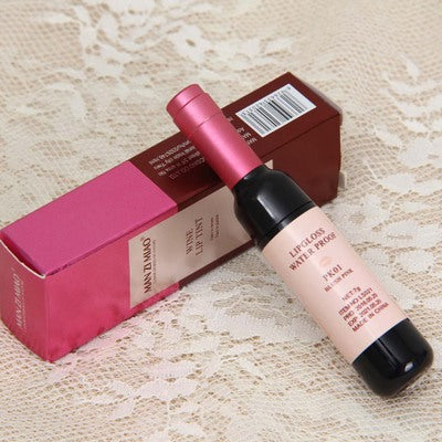 Wholesale Plastic Red Wine Bottle Lip Gloss Lip Tint