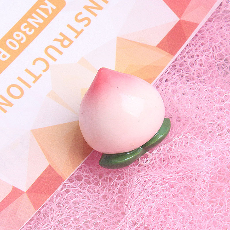 Simulación de 5 piezas al por mayor Red Strawberry frutas tridimensionales de fruta tridimensional