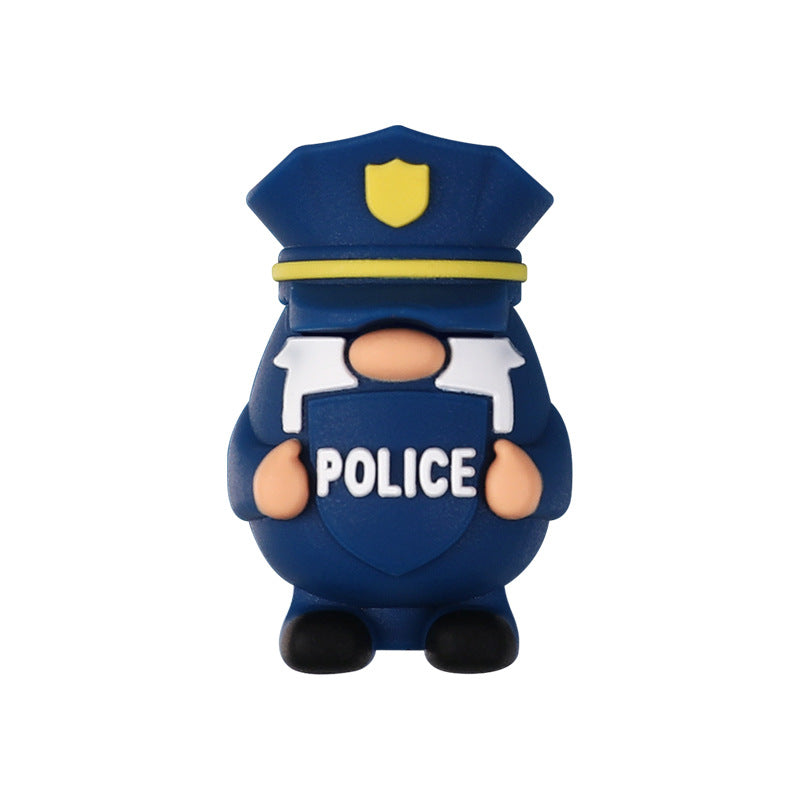 Wholesale 20pcs DIY 3D silicone beads Focal Beads