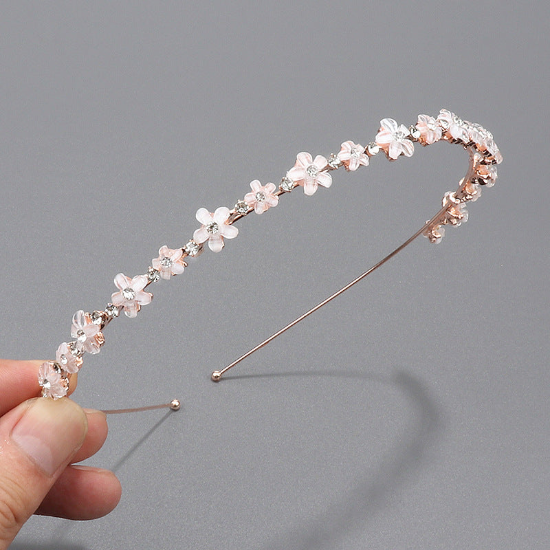 Wholesale Korean style high-end niche leaf flower headband