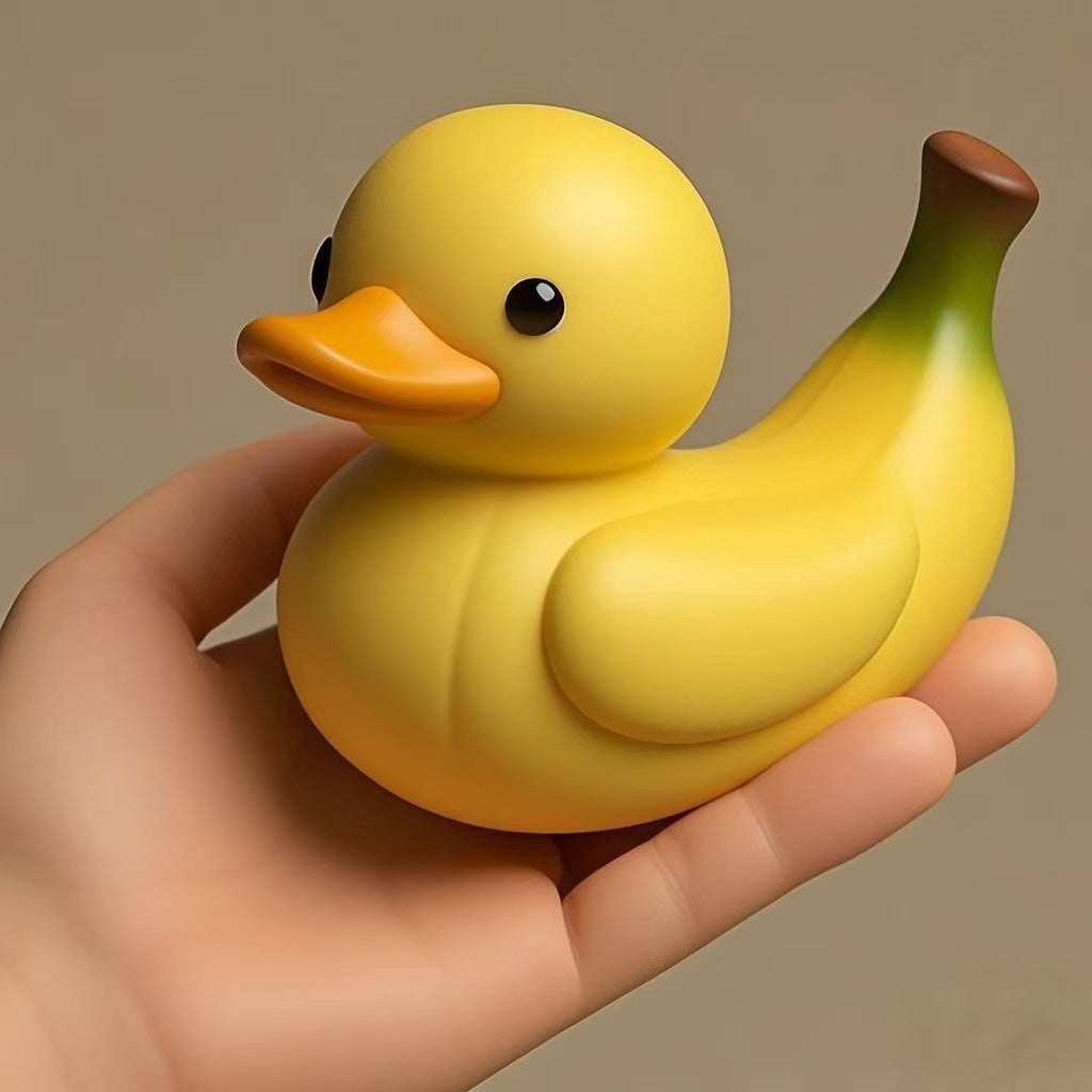 Wholesale whimsical fruit series duck ornaments