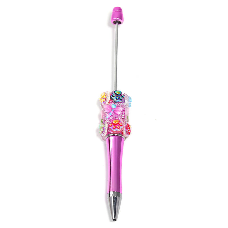 Wholesale Cartoon Cat Claw Gestapia Sugar Pen Dragonfly Tulip Beadable Pen