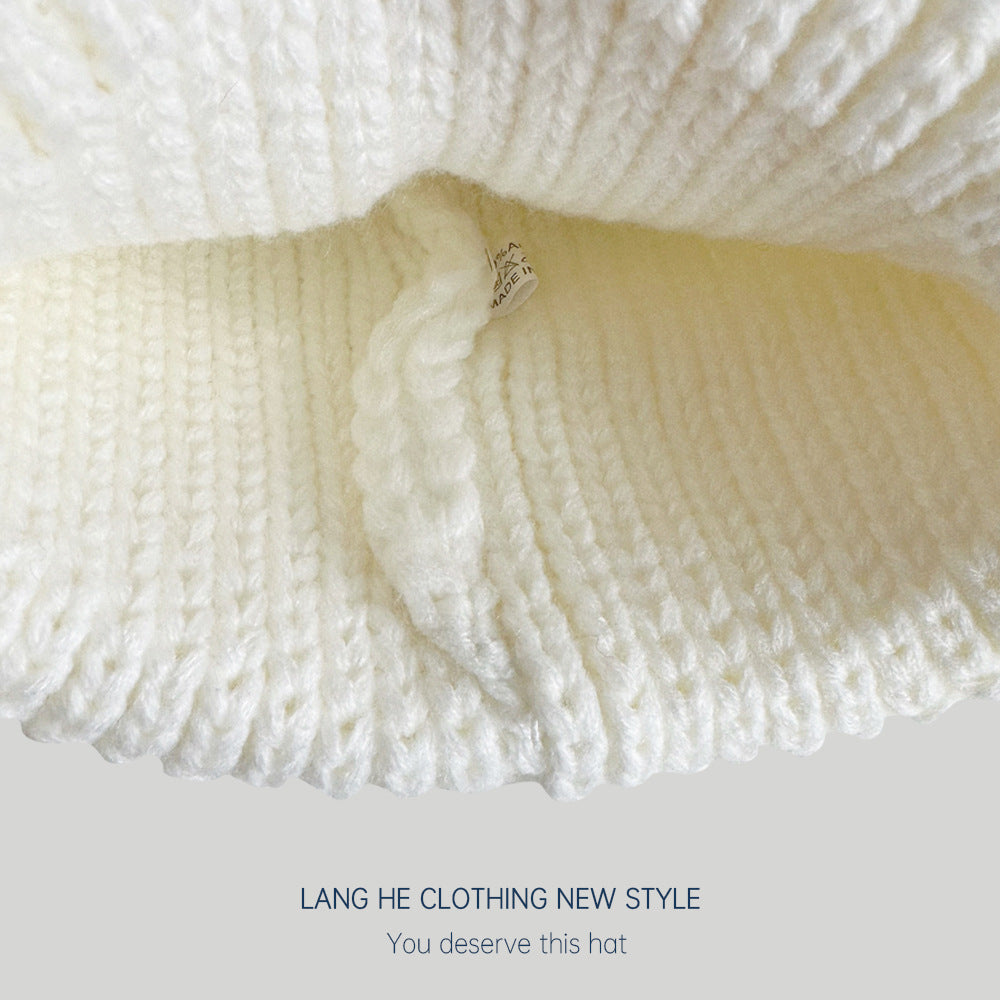 Wholesale 2023 Halloween Autumn and Winter Horns Funny Parent-child Knitted Wool Hat