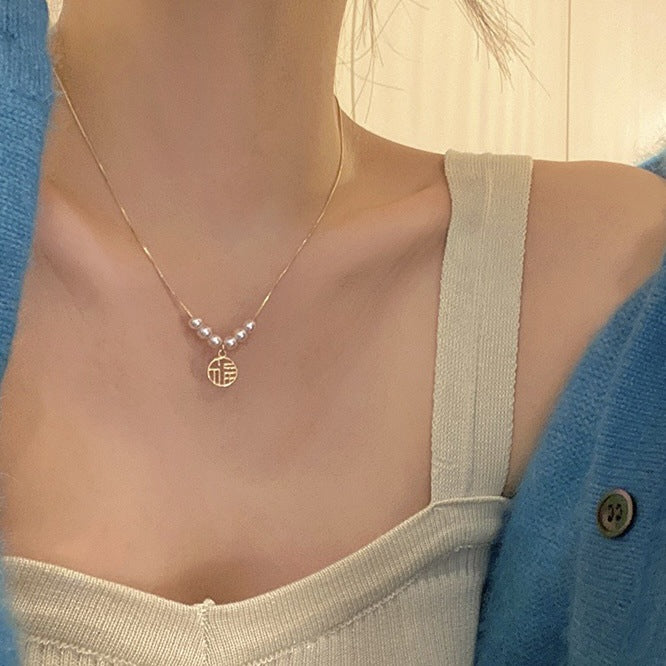 Wholesale Collarbone Natural Stone Necklaces